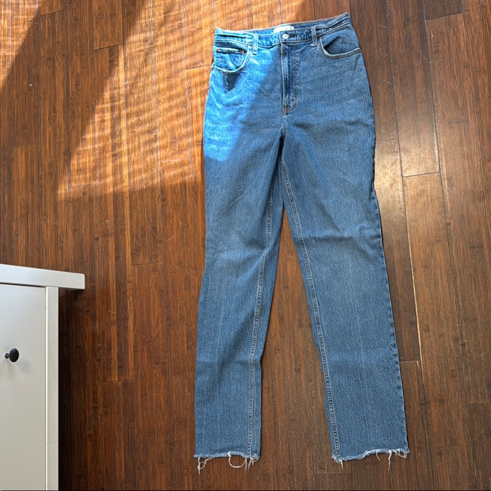 Abercrombie & Fitch High Rise Blue Jeans